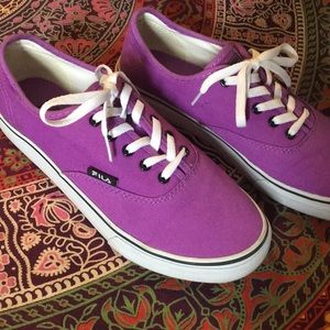 Fila Purple Canvas kicks